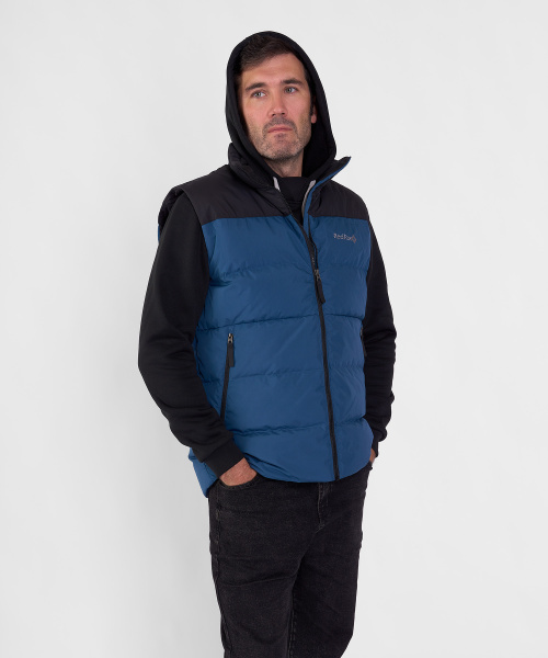 Жилет пуховый Nansen III Мужской (S, 9710/деним/черный, , , , , )