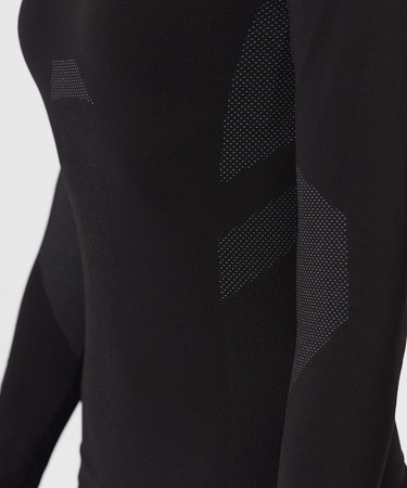 Первый слой фуфайка с длинным рукавом Active Seamless Женская (M-L, 1000/черный, , , , , )