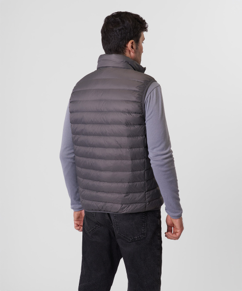 Жилет пуховый Town Мужской (M, 4000/серый, , , , , )