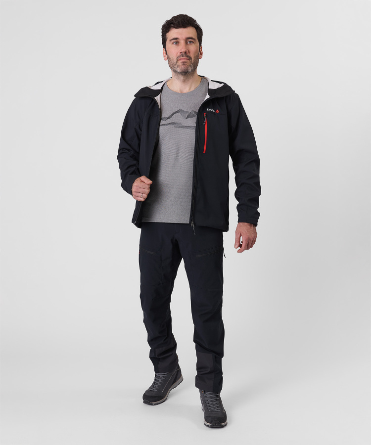 Куртка Yoho Softshell II Мужская (S, 1000/черный, , , , , )