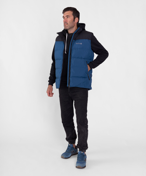 Жилет пуховый Nansen III Мужской (S, 9710/деним/черный, , , , , )