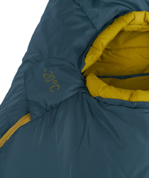 Спальный мешок Arctic-20C right (Regular, 6942/нептун/эвкалипт, , , , )