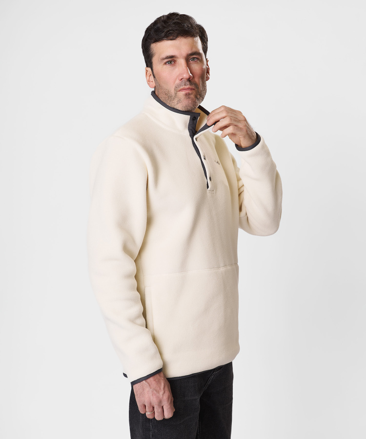 Пуловер Snap Мужской (L, 8000/белый, , , , , )