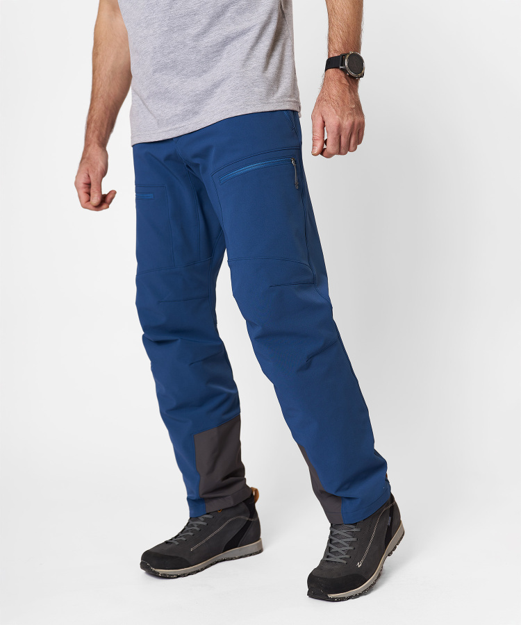 Брюки Yoho Softshell R Мужские (S, 8800/серо-синий, , , , , )