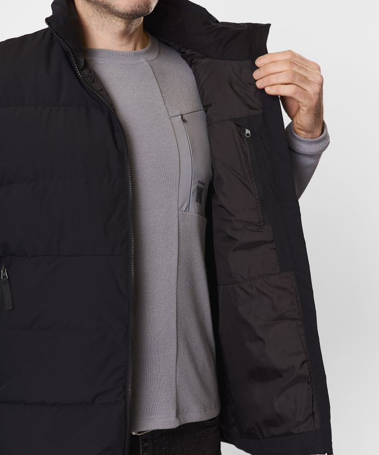 Жилет пуховый Nansen IV Мужской (S, 1000/черный, , , , , )