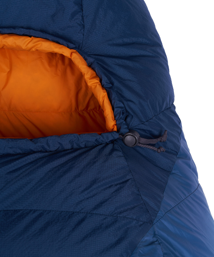 Спальный мешок пуховый Yeti-20C left (Long, 9723/деним/оранжевый, , , , , ) Спальный мешок пуховый Yeti-20C left (Long, 9723/деним/оранжевый, , , , , )