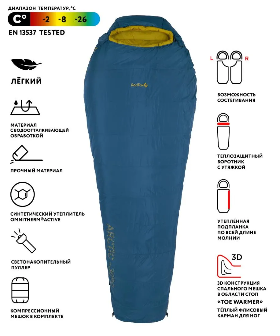 Спальный мешок Red Fox Arctic-30C right