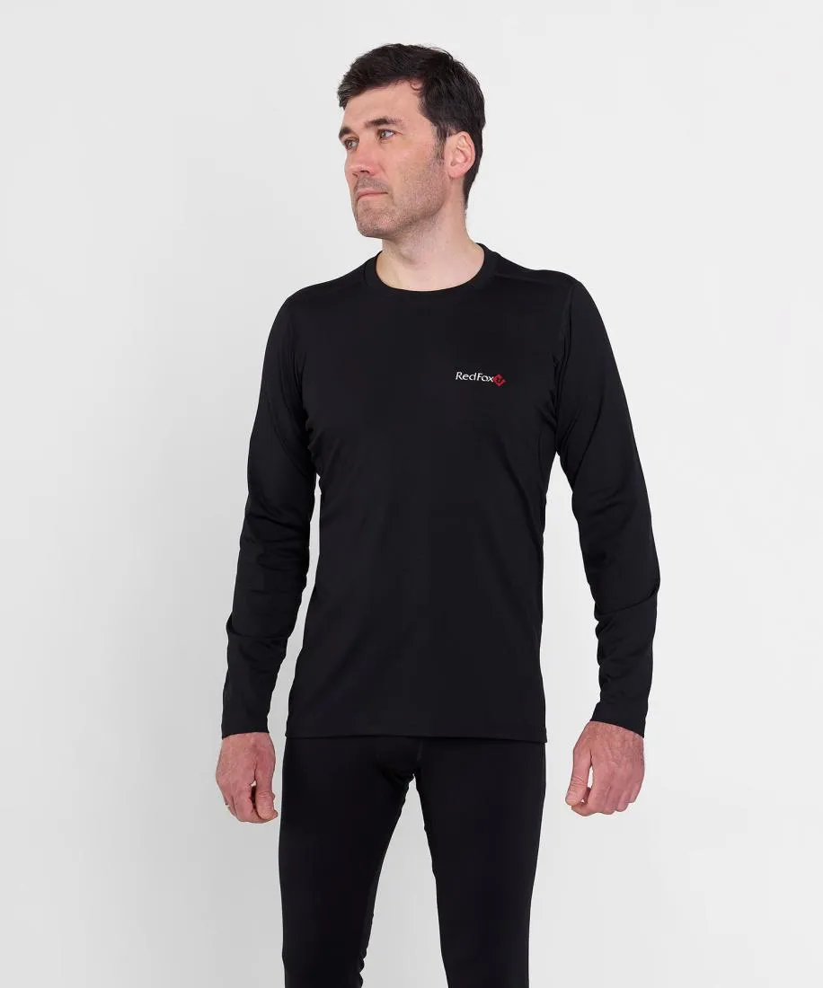 Red Fox Первый слой фуфайка с длинным рукавом Active Mid Crew neck Мужская Первый слой фуфайка с длинным рукавом Active Mid Crew neck Мужская