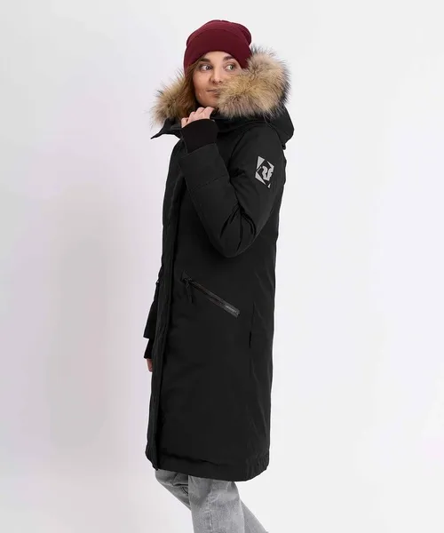 Полупальто пуховое Nyla III Женское (XS, 1000/черный, , , W23-24, , )