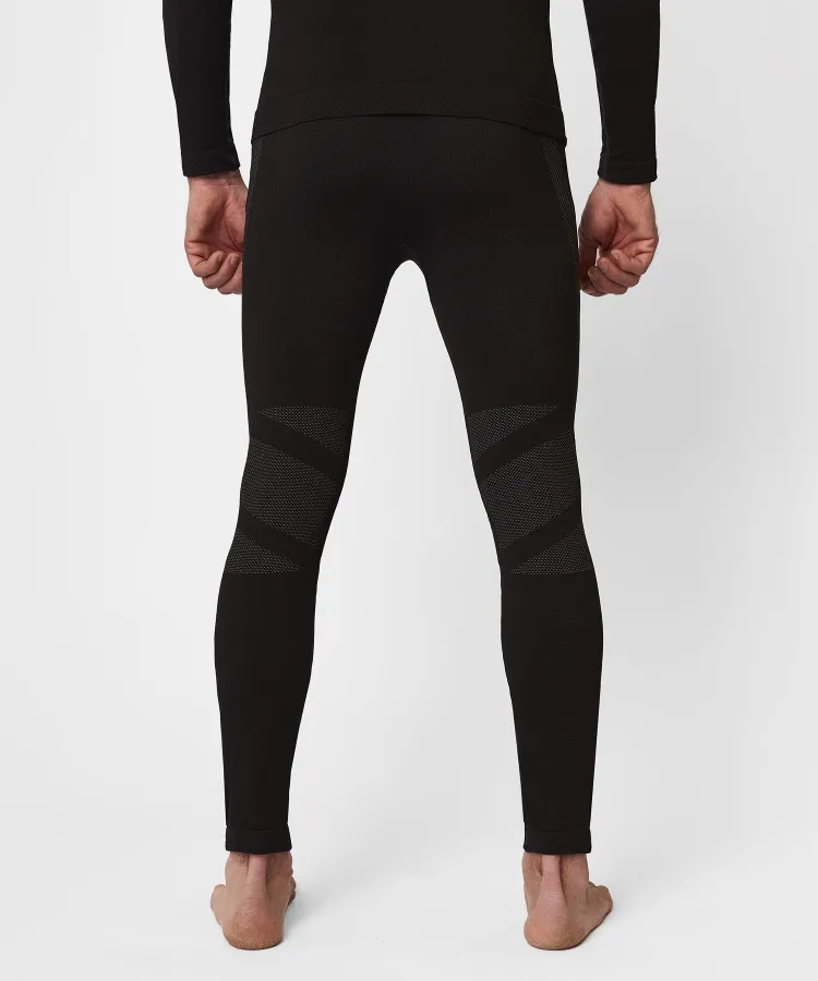 Первый слой кальсоны Active Seamless Мужские (S-M, 1000/черный, , , , , )