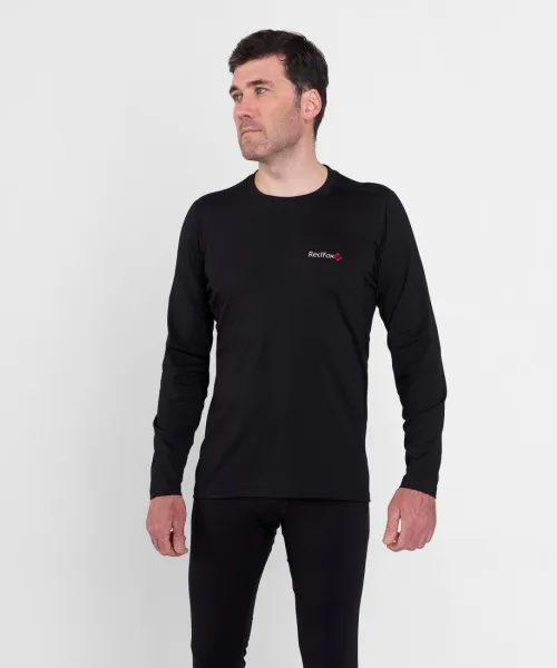 Red Fox Первый слой фуфайка с длинным рукавом Active Mid Crew neck Мужская Первый слой фуфайка с длинным рукавом Active Mid Crew neck Мужская