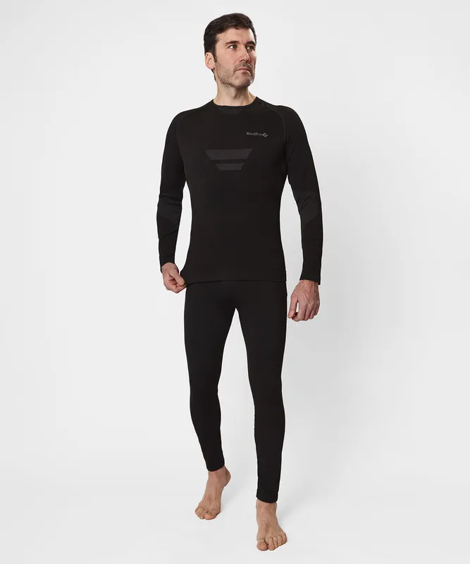 Первый слой фуфайка с длинным рукавом Active Seamless Мужская (L-XL, 1000/черный, , , , , )