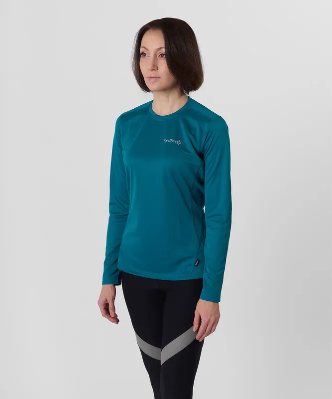 Футболка с длинным рукавом Workout Женская (XL, 6900/нептун, , , , , )