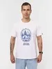 Футболка мужская, модель 30-00 (XL, 8082/белый/синий, , , )