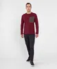 Футболка с длинным рукавом QR LS Мужская (S, 1100/бордовый, , , , , )