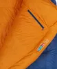 Спальный мешок пуховый Yeti-40C right (Regular, 9723/деним/оранжевый, , , , , )